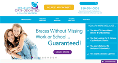 Desktop Screenshot of burlesonorthodontics.com