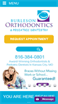 Mobile Screenshot of burlesonorthodontics.com